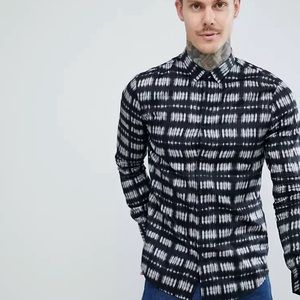 A|X Armani Exchange men’s gray and black shirt (M)